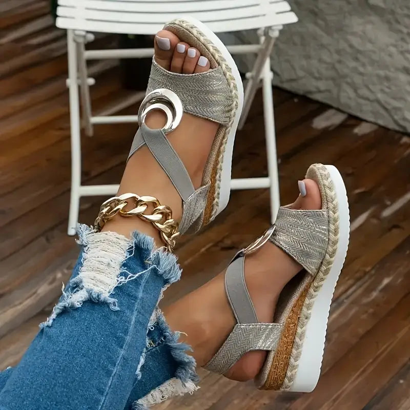 Luna Espadrille Kilsandaler