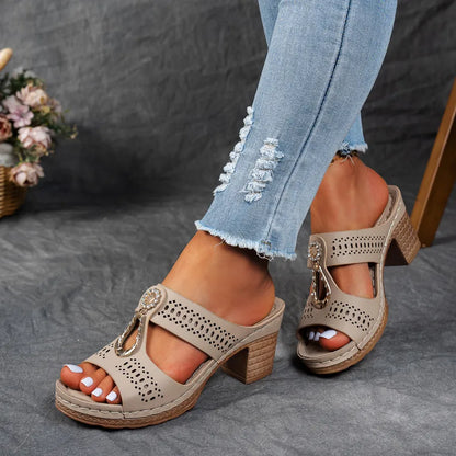 Bella Smyckesmockasin-sandaler