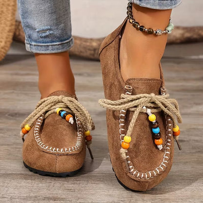 Maya Beaded Loafers – Den platta skon That Looks Like You Tried Medout Trying