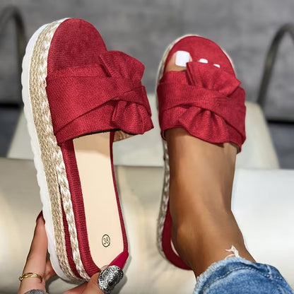 Bowie Bow Plattform Slides – Sandalen That Upgrades Every Summer Outfit Instantly