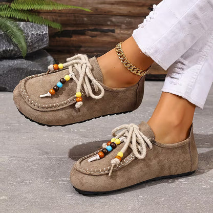 Maya Beaded Loafers – Den platta skon That Looks Like You Tried Medout Trying
