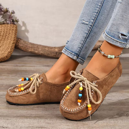 Maya Beaded Loafers – Den platta skon That Looks Like You Tried Medout Trying
