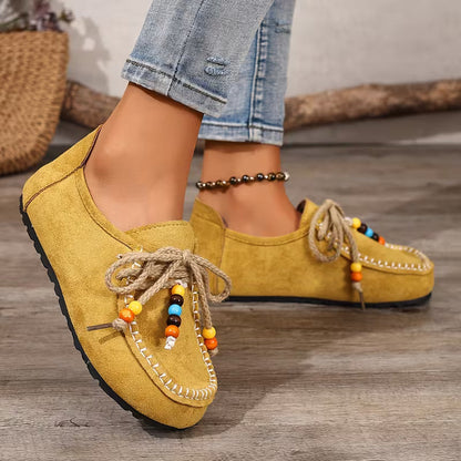 Maya Beaded Loafers – Den platta skon That Looks Like You Tried Medout Trying