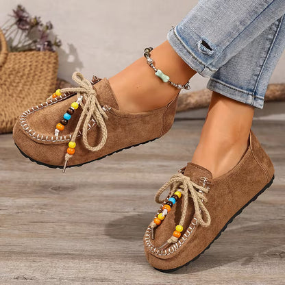 Maya Beaded Loafers – Den platta skon That Looks Like You Tried Medout Trying