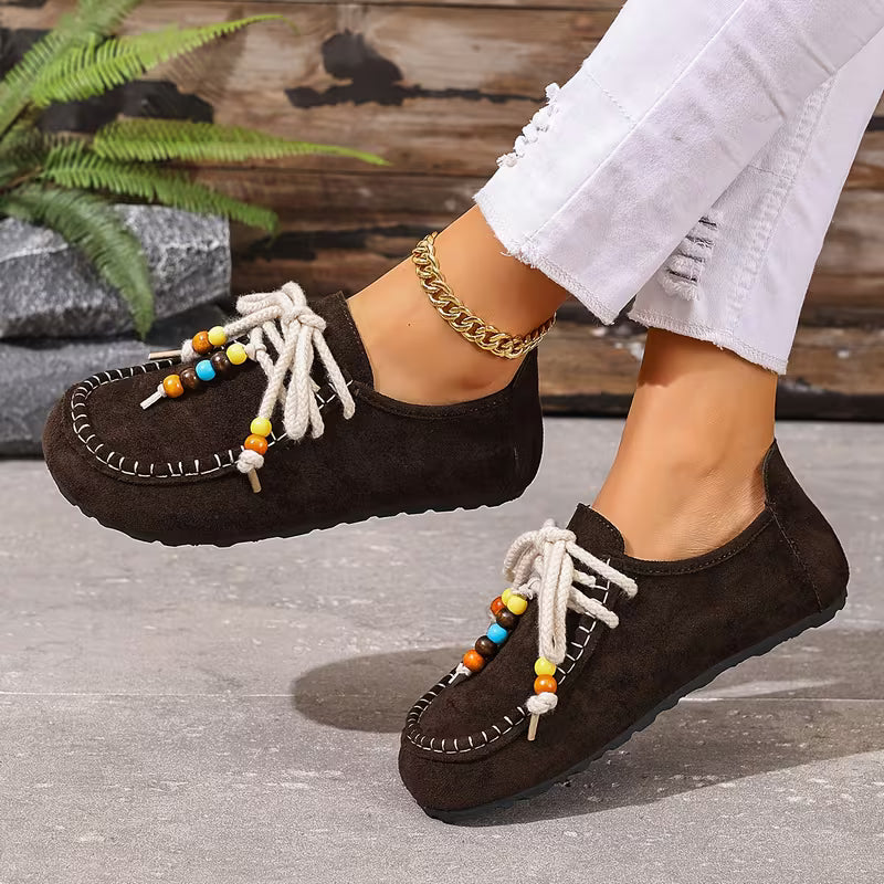 Maya Beaded Loafers – Den platta skon That Looks Like You Tried Medout Trying