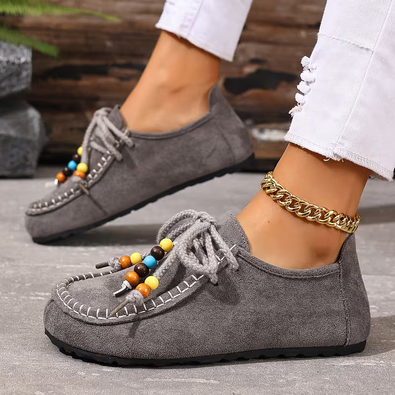 Maya Beaded Loafers – Den platta skon That Looks Like You Tried Medout Trying