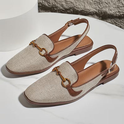 Louisa Horsebit Slingback ballerinor – Designerlook till en bråkdel av priset
