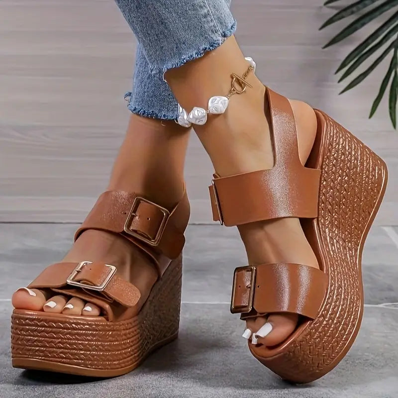 Roma Wedge Plattformssandaler