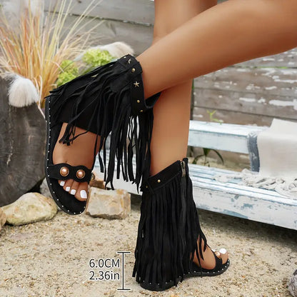 Sedona Fringe Sandaler