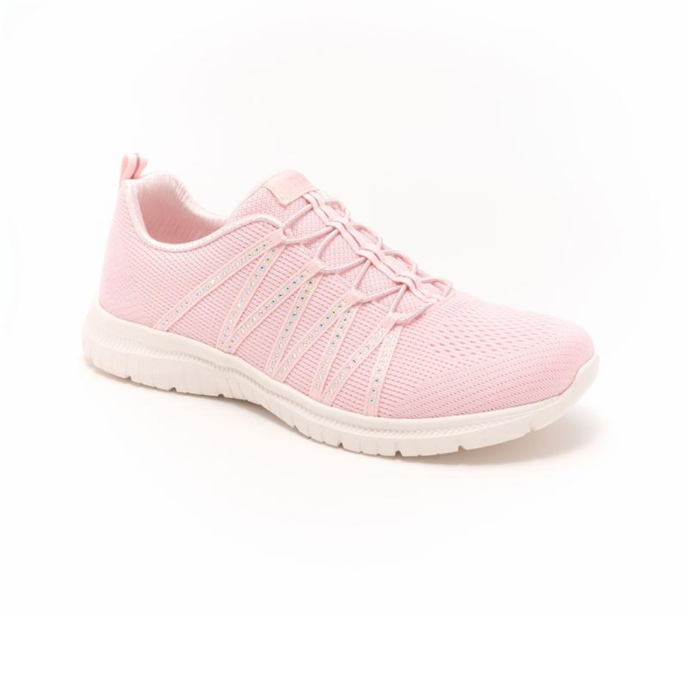 She Glittrandes Knit Sneakers – Comfort That Shines