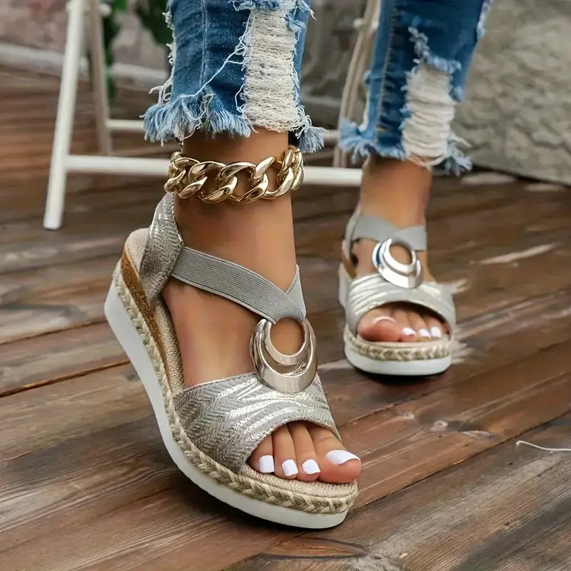 Luna Espadrille Kilsandaler