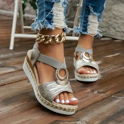 Luna Espadrille Kilsandaler
