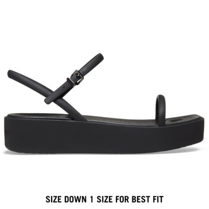 Angeles Plattform Ankle Strap Sandaler – Minimalistiska Look, Maximum Comfort