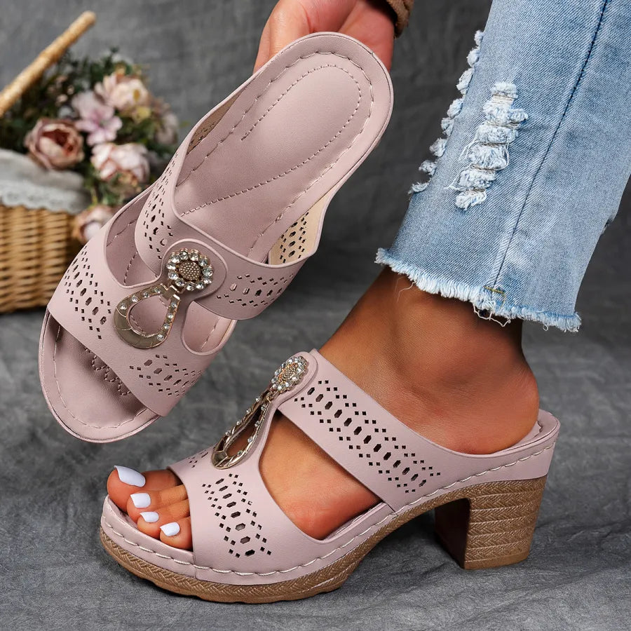 Bella Smyckesmockasin-sandaler