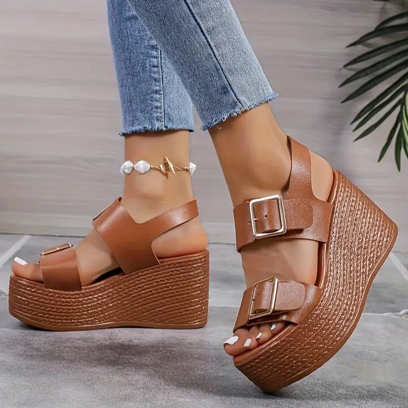 Roma Wedge Plattformssandaler