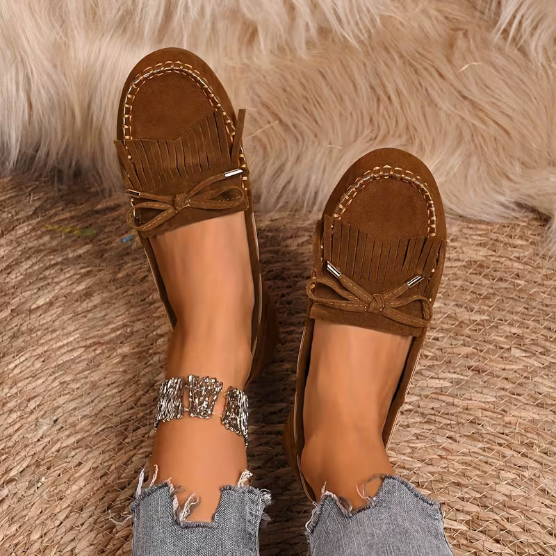 Sasha Fringe Loafers – Den platta skon du kommer dra på dig varje morgon