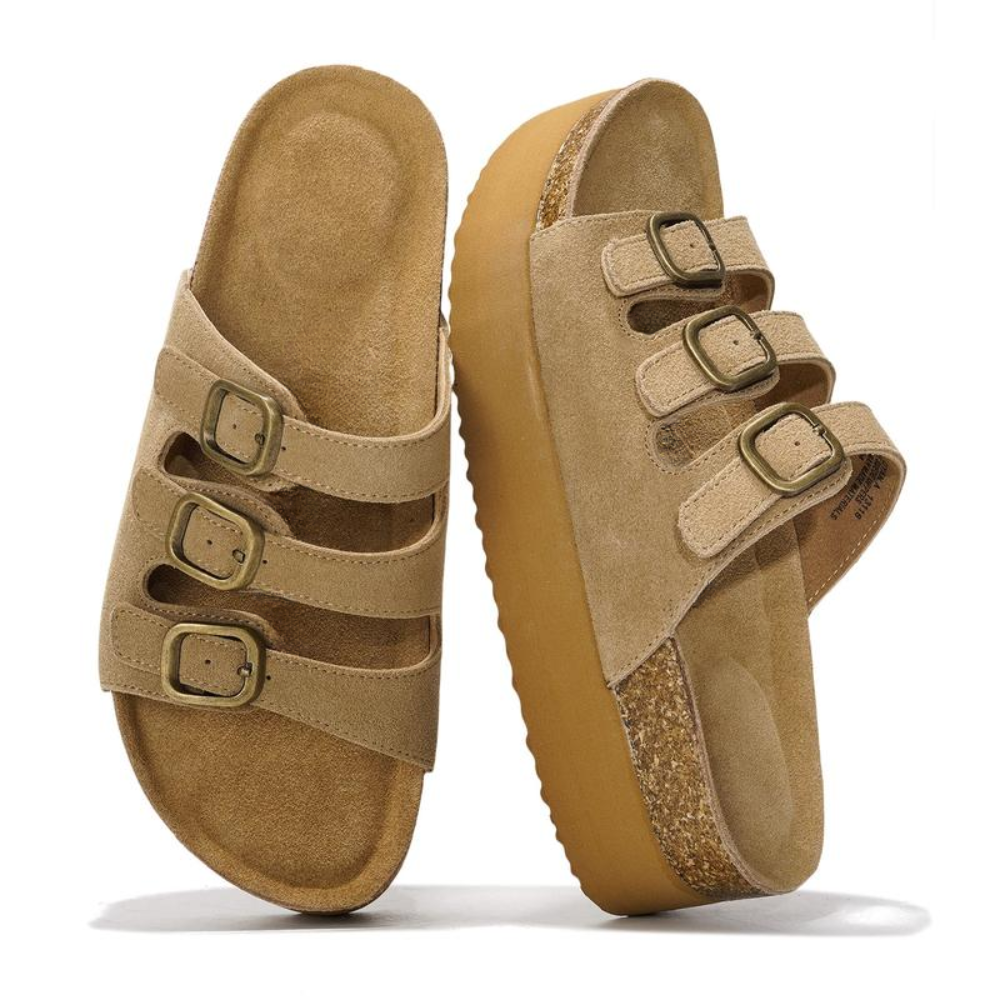 Scooby Plattform Three-Strap Sandaler