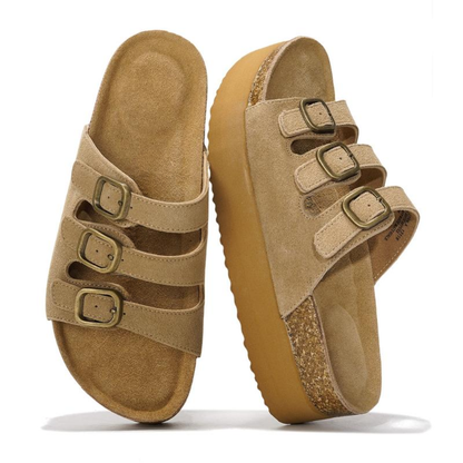 Scooby Plattform Three-Strap Sandaler