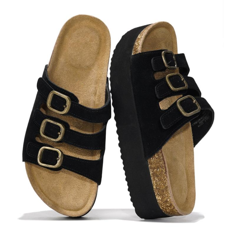 Scooby Plattform Three-Strap Sandaler