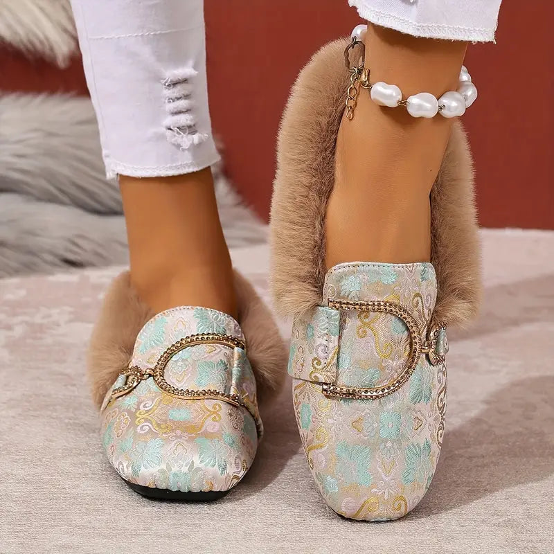 Vienna Grace Loafers med pälsfoder
