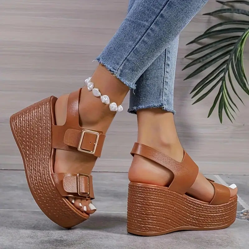 Roma Wedge Plattformssandaler
