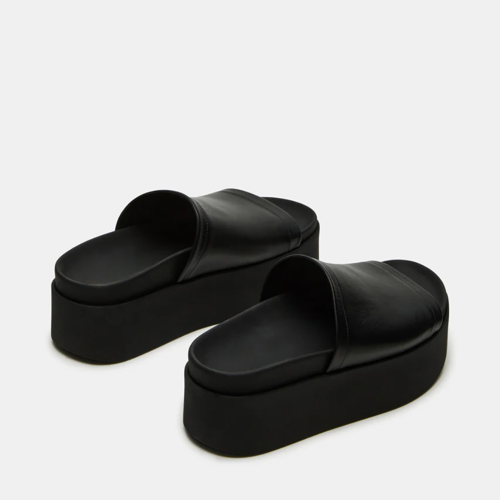 Arwinn Leather Plattform Slides