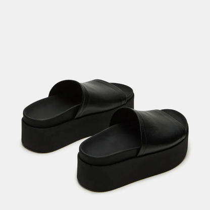 Arwinn Leather Plattform Slides