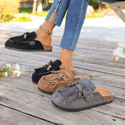 Zara Boho Mockasiner med tofs – Slip-on som får varje outfit att se genomtänkt ut