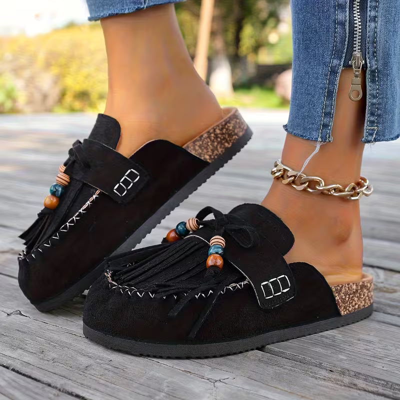 Zara Boho Mockasiner med tofs – Slip-on som får varje outfit att se genomtänkt ut