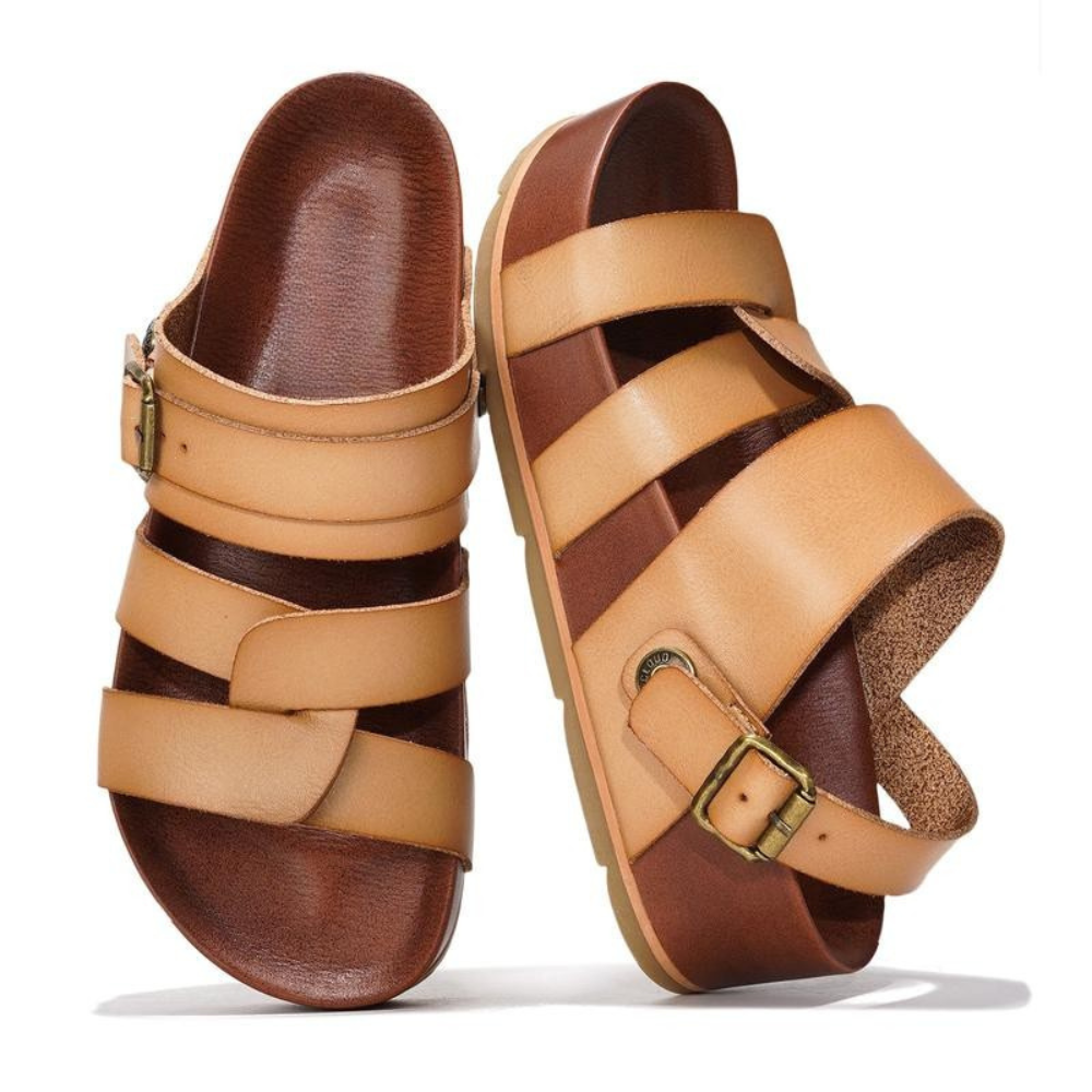 Proud Leather Buckle Sandaler – Sandalen That Looks Expensive and Feels Even Better