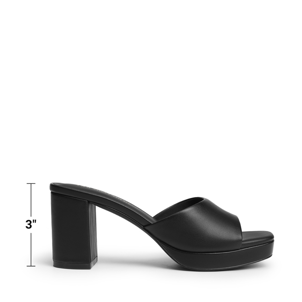 Leather Blockklack Mockasiner – One Strap. Pure Leather