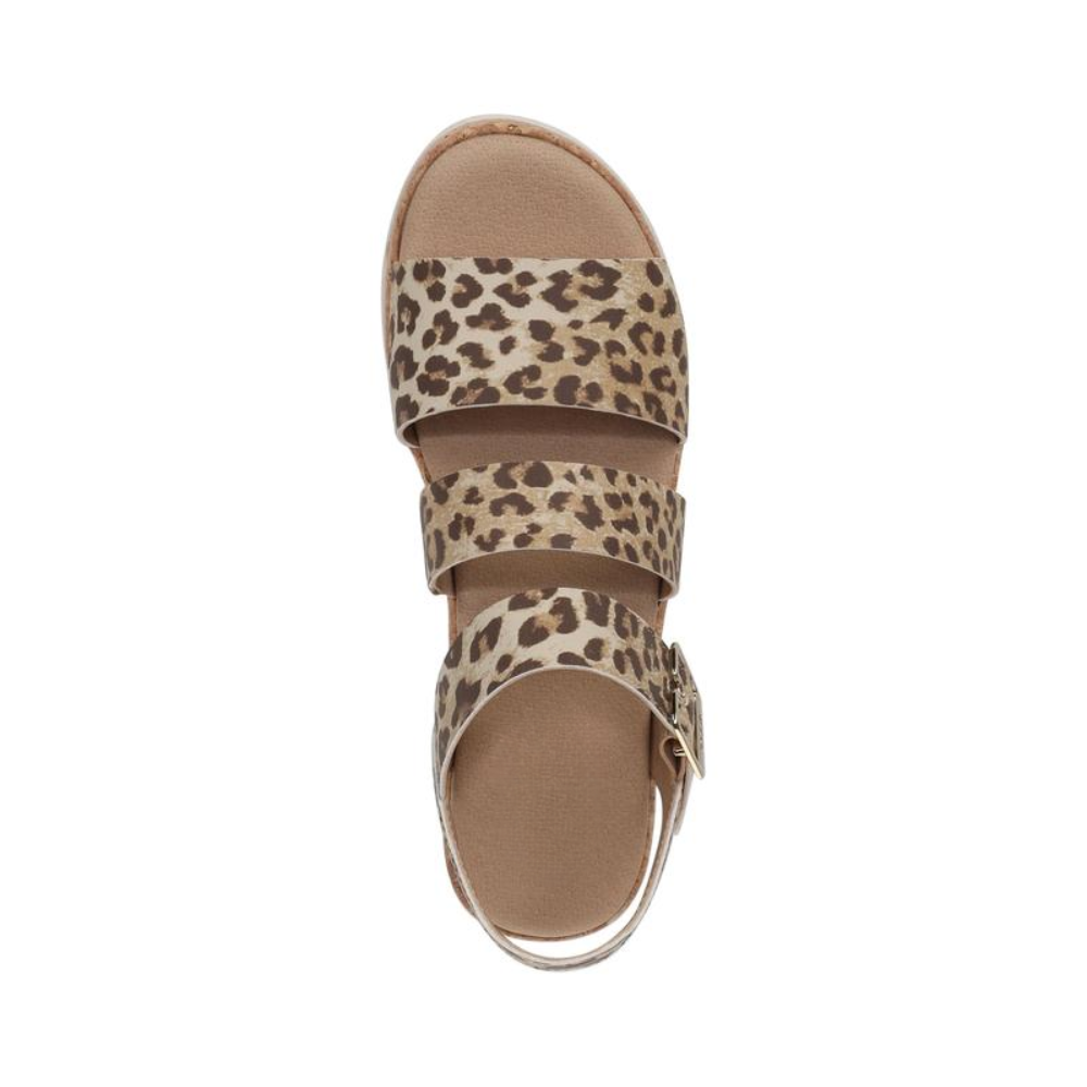 Once Twice Leopard Cork Sandaler – The Wild Side of Bekväma