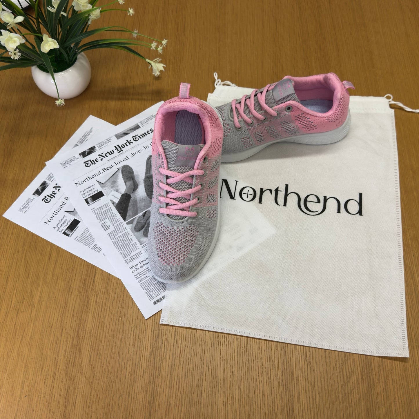 2025 Dam-sneakers med mjuk passform