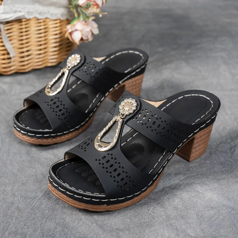 Bella Smyckesmockasin-sandaler