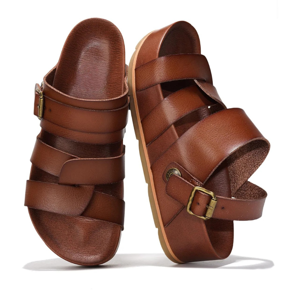 Proud Leather Buckle Sandaler – Sandalen That Looks Expensive and Feels Even Better
