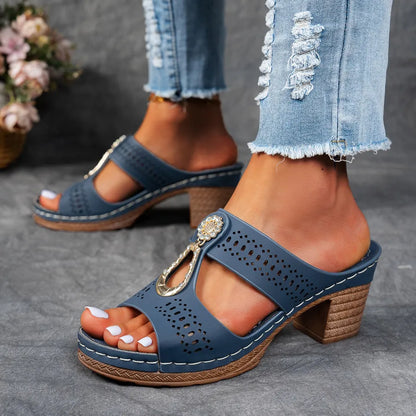 Bella Smyckesmockasin-sandaler
