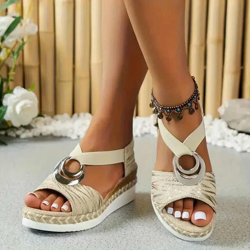 Luna Espadrille Kilsandaler