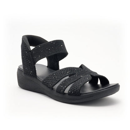 Sequin Knit Kilsandaler – Stretch Into Summer