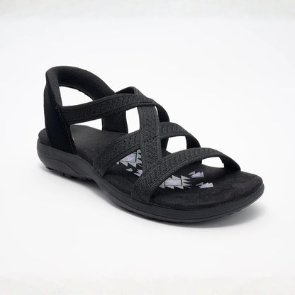 Reggae Knit Crossover Sandaler – Slip On, Stay All Day