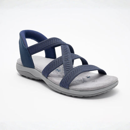 Reggae Knit Crossover Sandaler – Slip On, Stay All Day