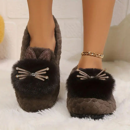 MysigaBelle – Plyschig ortopedisk loafer Tofflor