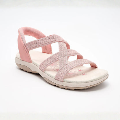 Reggae Knit Crossover Sandaler – Slip On, Stay All Day