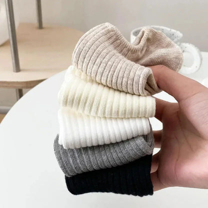 5 par strumpor - Set i mjuka neutrala toner