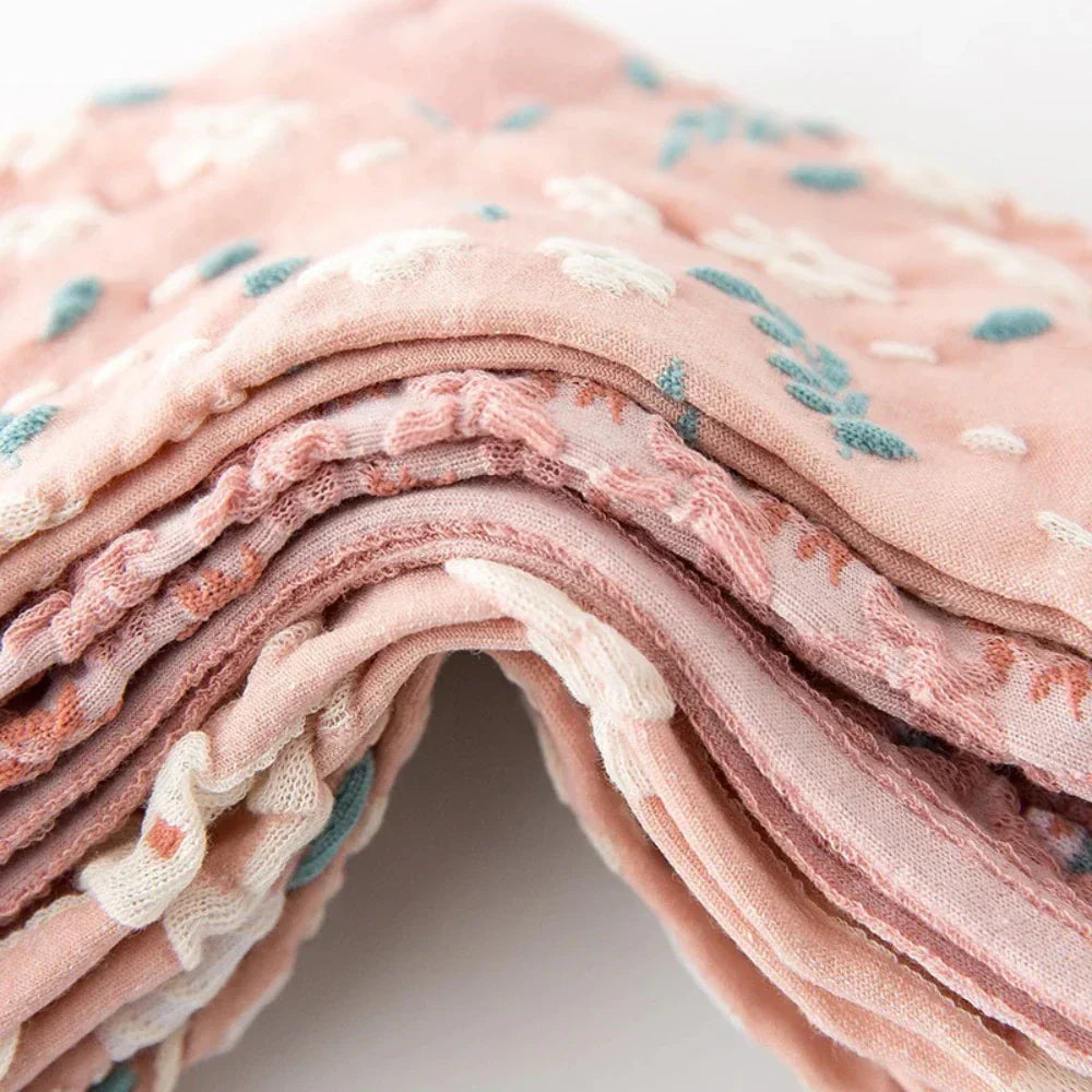5 par strumpor – Vintage rosa blommor
