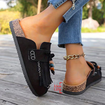 Zara Boho Mockasiner med tofs – Slip-on som får varje outfit att se genomtänkt ut