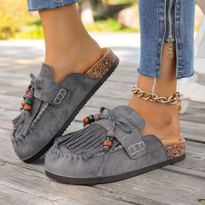 Zara Boho Mockasiner med tofs – Slip-on som får varje outfit att se genomtänkt ut