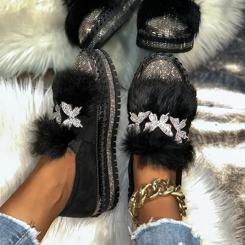 Crystal Comfort Plattform Loafers