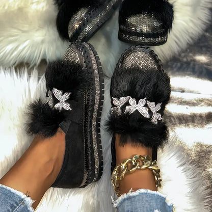 Crystal Comfort Plattform Loafers