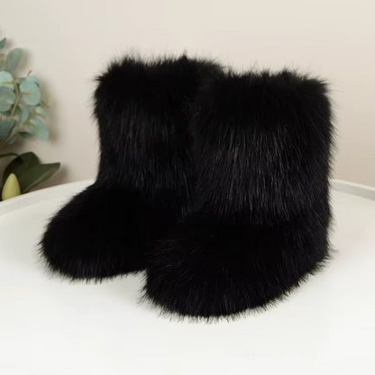 Luna - Faux Fur Stövlar
