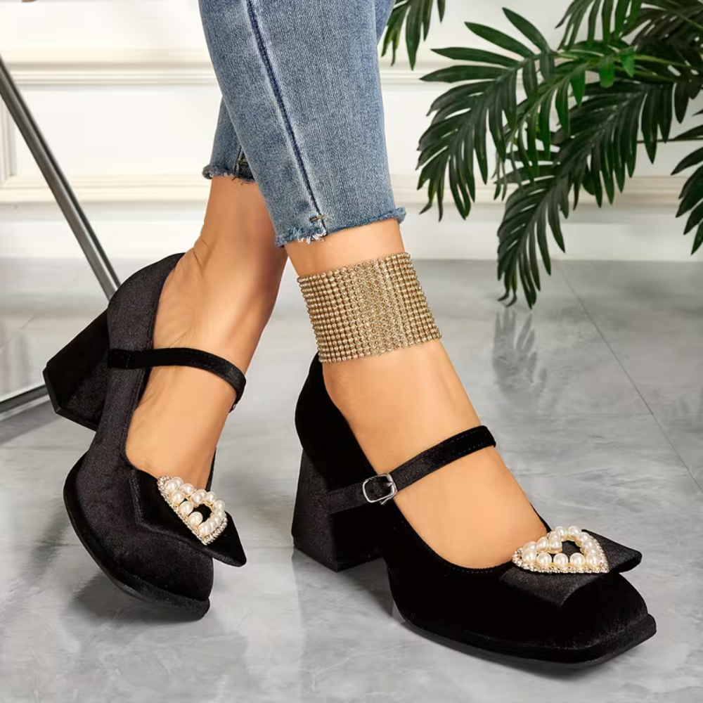 VelvetHeart Komfort-klackar - Eleganta stöd